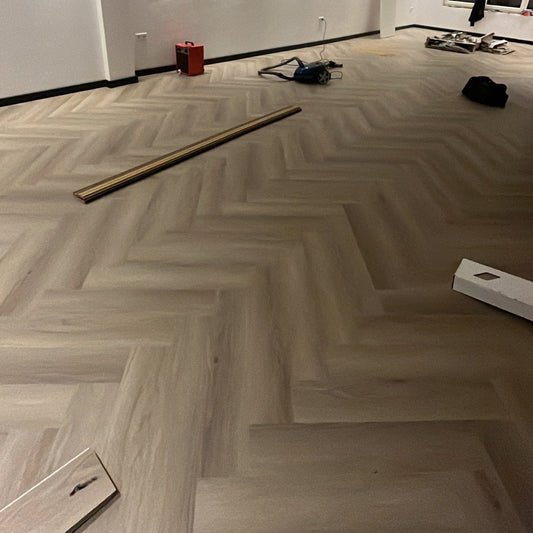 PVC Visgraat - Klik Montage